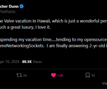 Valve are on their yearly company vacation, there will be no updates until at least next week