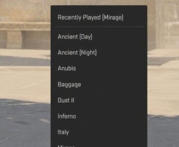 Adaptive Main Menu Scenery - Last Map Played
