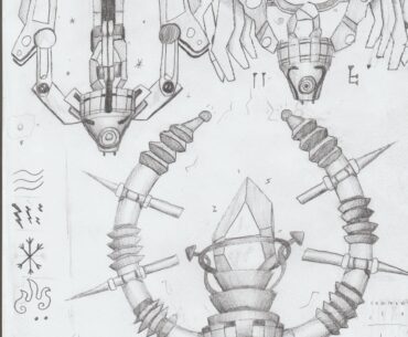 art by me, quick staff doodles