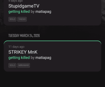 Great to see familiar names and even better to send them back to lobby :)