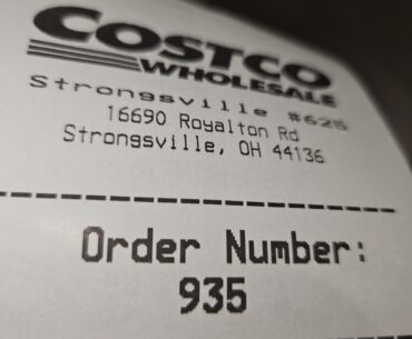 Order 935 at Costco
