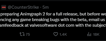 Tweet from @CounterStrike