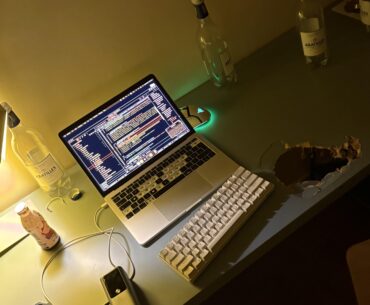 It all starts here. In the dark.