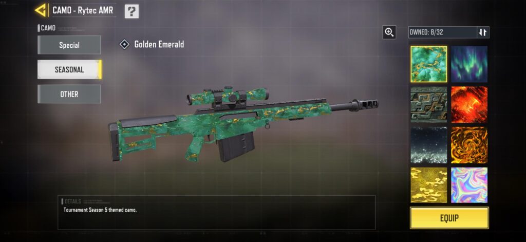 What is your favourite seasonal gun camo, ill go first