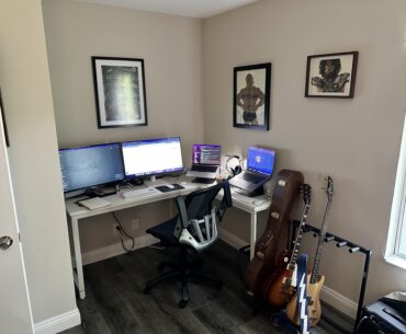 It ain't glowing or covered in toys, but I'm comfy.