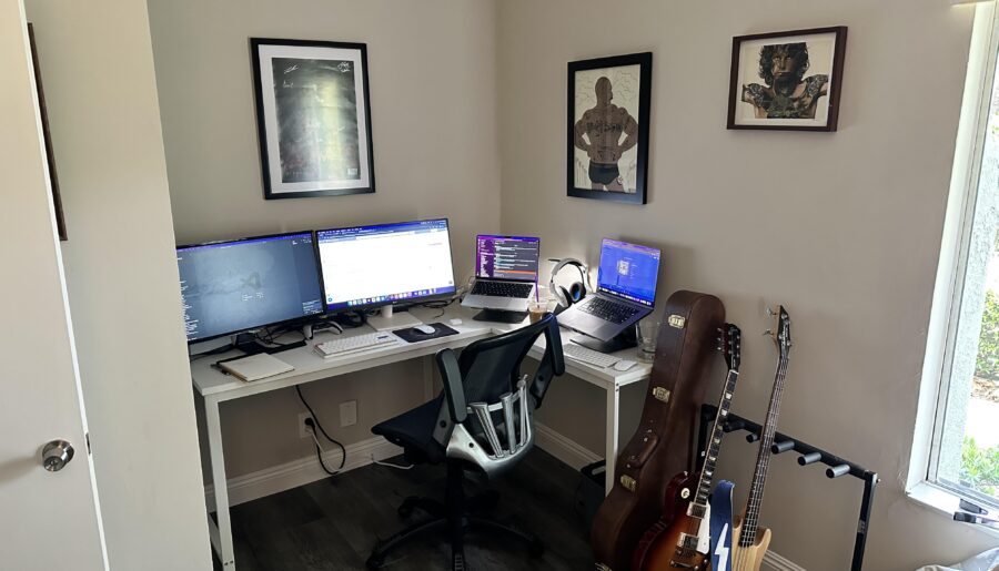 It ain’t glowing or covered in toys, but I’m comfy.