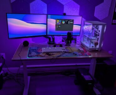 Upgraded to a standing desk for my setup