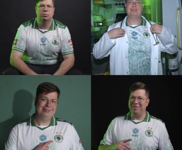 Finn Andersen's photoshoot in new colors. Does it suit him?