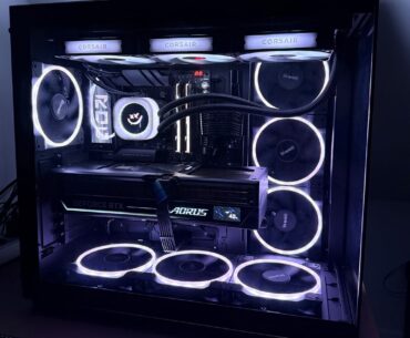 After almost 14 years, I've built myself a PC again, and I smile every time I enter the room.