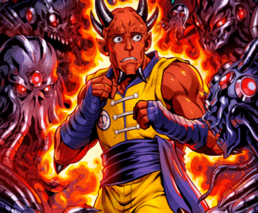 One of the variant cover pieces for my cyberpunk battle manga (pre-title)