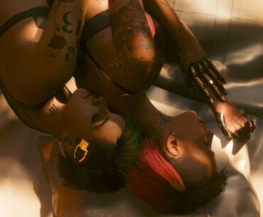 "Morning, my Love",  V x Judy (NSFW for romance, no nudity)