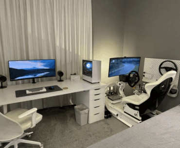 The ultimate white-out setup.