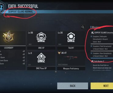 You can complete Serpent Island “Hard” Missions in Normal mode.