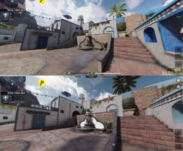 Old Tunisia lighting and new Tunisia lighting comparison