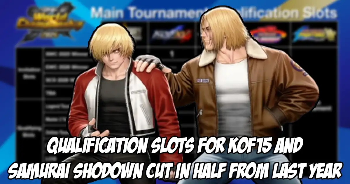 SNK has revealed a paltry number of slots for KoF15 and Samurai Shodown for the SWC 2026, fans express disappointment SNK has revealed a paltry number of slots for KoF15 and Samurai Shodown for the SWC 2026, fans express disappointment