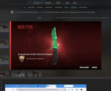 I did my first knife trade up ever and... THAT happened!!!