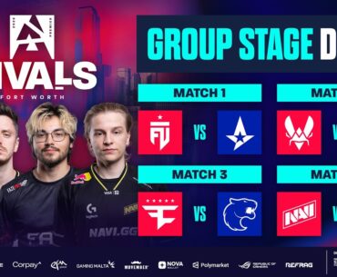 BLAST Rivals Fort Worth, Day 2 - FUT vs Astralis, Vitality vs G2, FaZe vs FURIA, NAVI vs GamerLegion