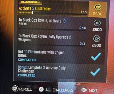 Daily challenges?