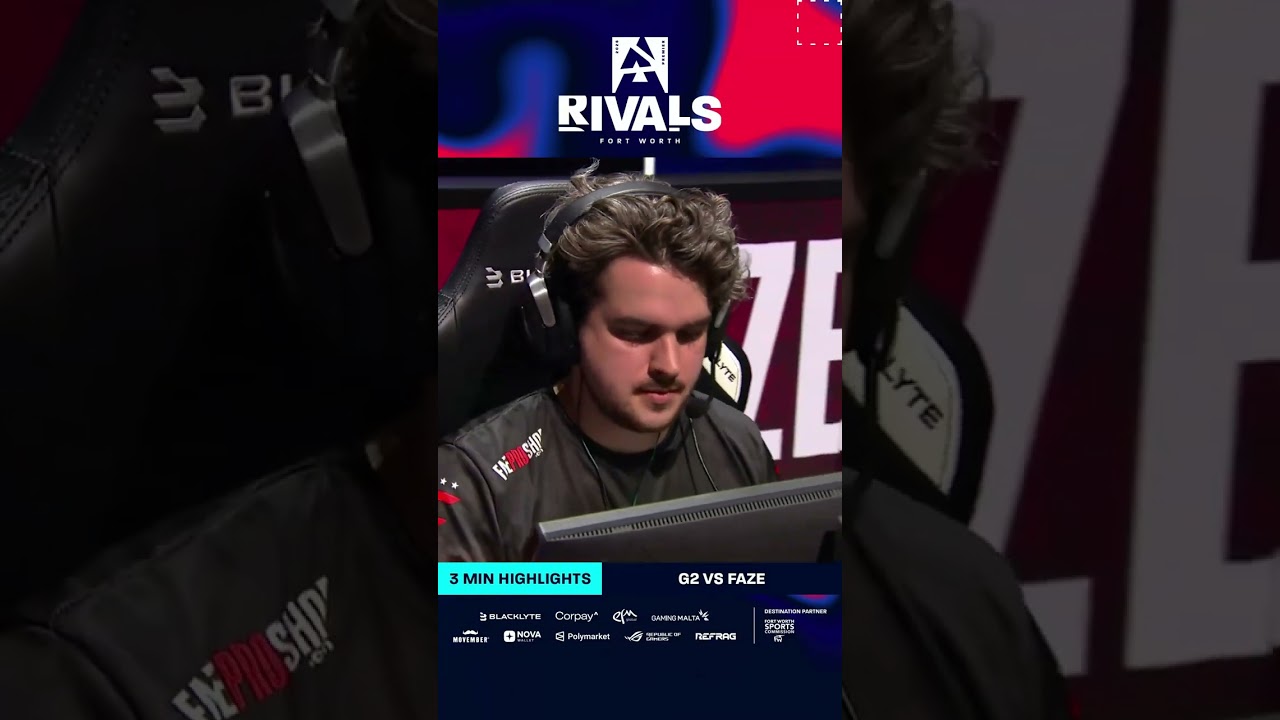 FaZe vs G2 – Match in 3 min – BLAST Premier Rivals Fort Worth 2026 FaZe vs G2 - Match in 3 min - BLAST Premier Rivals Fort Worth 2026