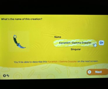 Karambit in Tomodachi Life
