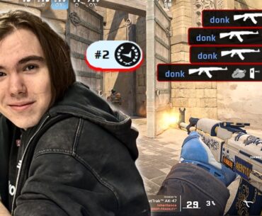 Donk Is Dominating The FACEIT Season | 34 Kills