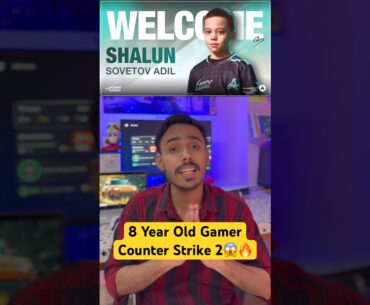 8-Year-Old Gamer Counter Strike 2 😱