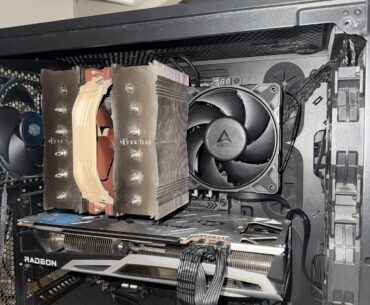 6200MHz @ CL 28 1.5v VDD/VDDQ tuned RAM cooling with Arctic P12 Pro
