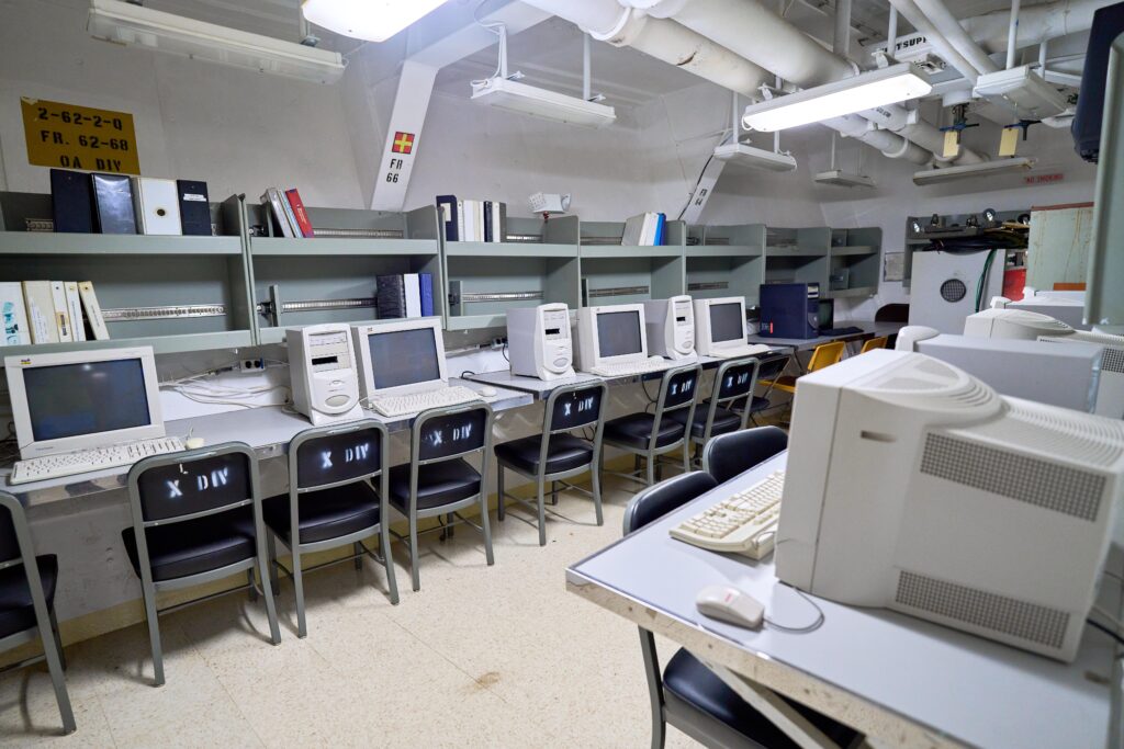 Does the computer room on a battleship count?
