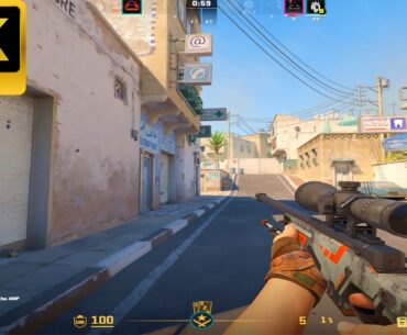 Counter Strike 2 -  Dust 2 - Full Gameplay