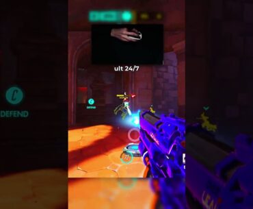 ult 24/7 #overwatch #overwatchclips #handcam #fpsgames #aimtraining