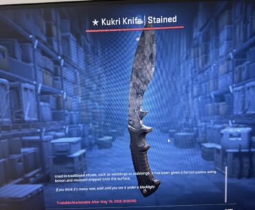 It happened to me after 14 years of playing
