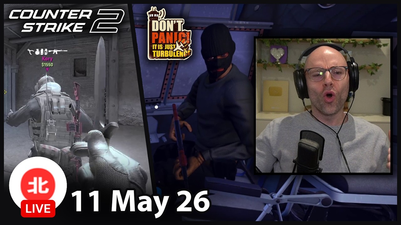 Counter-Strike 2 / Don’t Panic! It Is Just Turbulence – 11 May 2026 – Unofficial Northernlion VOD Counter-Strike 2 / Don't Panic! It Is Just Turbulence - 11 May 2026 - Unofficial Northernlion VOD