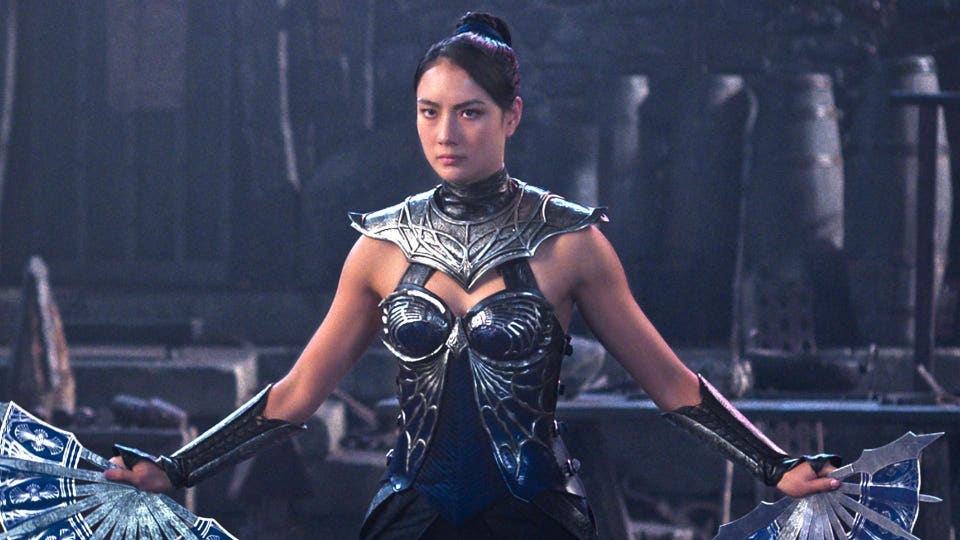 Adeline Rudolph in "Mortal Kombat II."