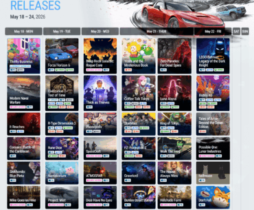 Game Release Calendar May Week 4 - Forza Horizon 6 coming out with 30+ other games