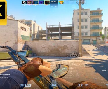 Counter Strike 2 -  Dust 2 - Full Gameplay