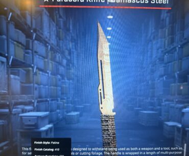 This is the number three lowest float of this knife recorded