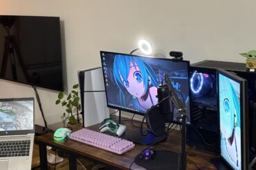 My new setup in my new apartment
