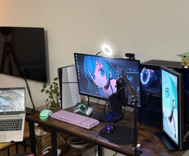 My new setup in my new apartment