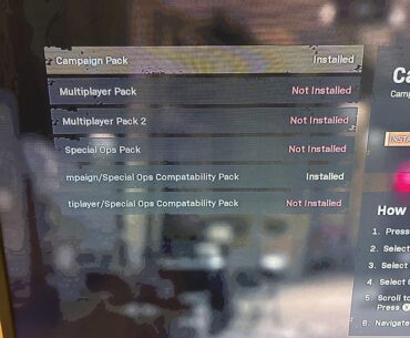Campaign COD MW