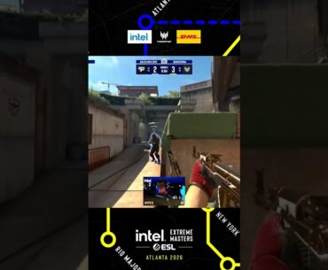 hypex steals the 1v2 at the FINAL second  #clutch #esl #atlanta #cs #cs2