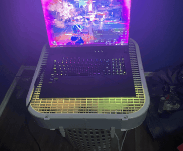 I made the best laptop benchmark cooler, Imma be using it from now on for gaming!, And it added 6000 points on cinebench 26!!!