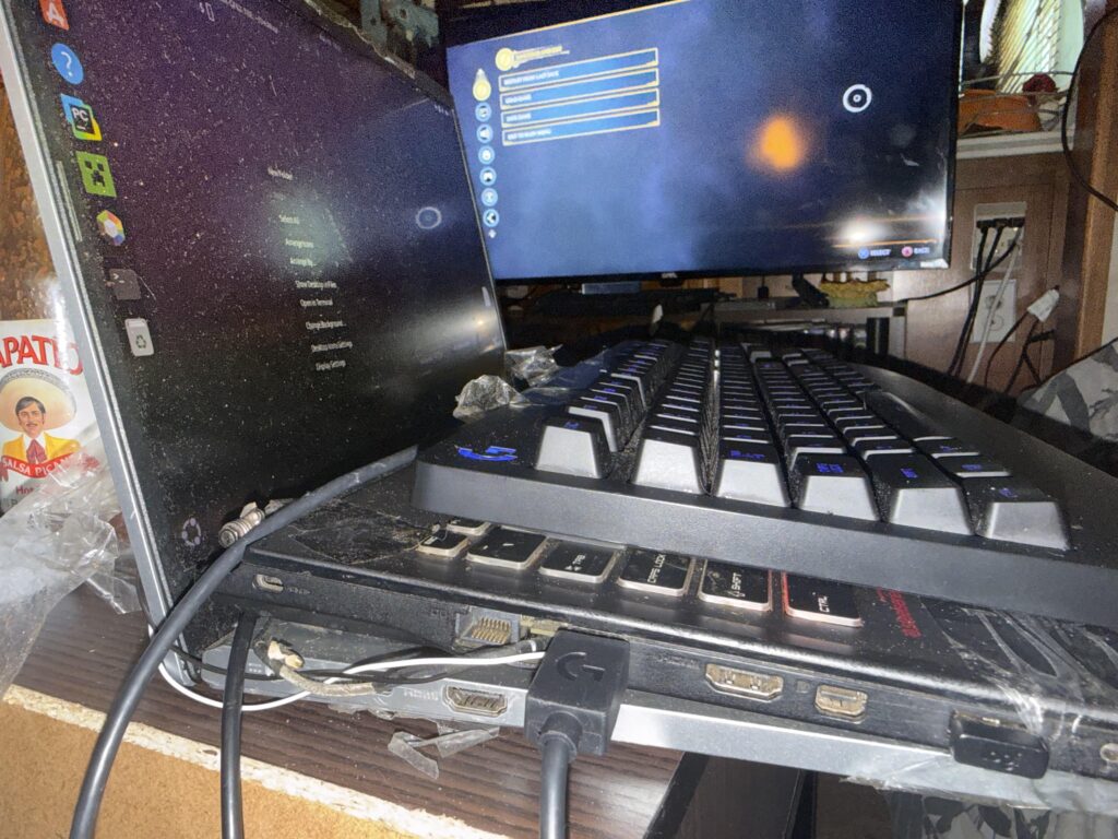 Screen broke on one and motherboard broke on the other. Some how both use the same connector 8 year difference