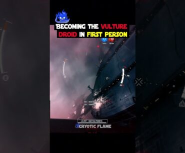 Becoming the Vulture Droid in First Person #StarWars