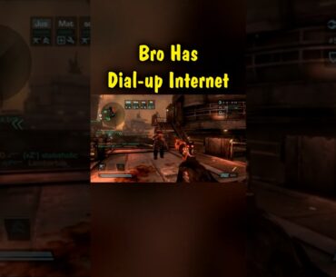 Bro Has Dial-Up Internet