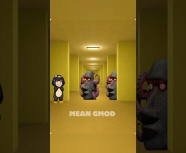 Baldi runs away from Habibi and the other Horrors #shorts