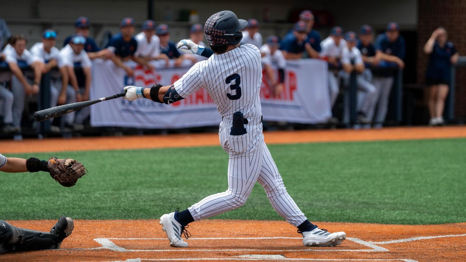 Baseball Forces Game 3 with 9-5 Win Over Holy Cross in Patriot League Championship Series Holy Cross Logo