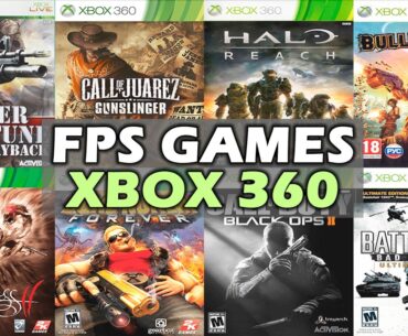 TOP 40 BEST XBOX 360 FIRST PERSON SHOOTER GAMES || XBOX 360 GAMES