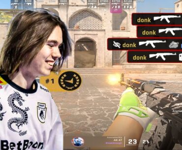 Donk Is Already Back On FACEIT | #1 Ranked