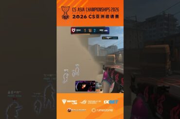 jL SOLO ACES MIBR in Overpass Round! #cac #asia #cs #cs2