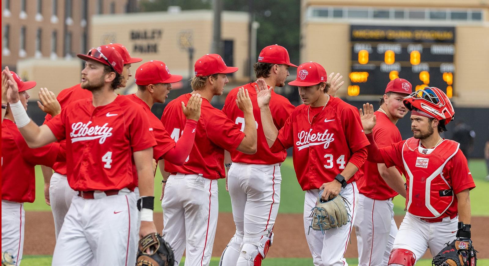 No. 2 Seed Liberty Moves on to Title Game with 7-5 Win Jacksonville State University Logo